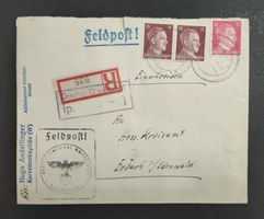 Deutsches Reich Feldpostbrief 1944/Defekt