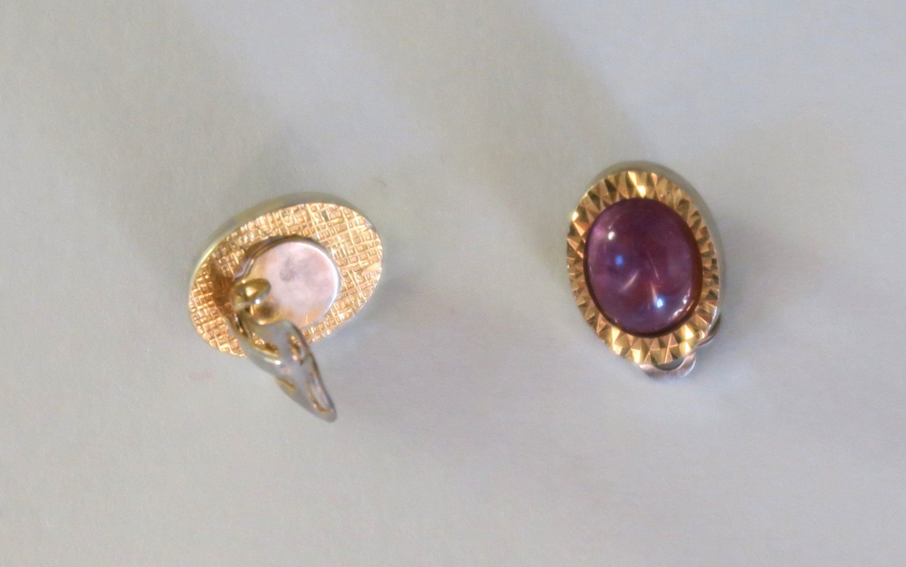 Orecchini pendenti & Orecchini a lobo: Ohrclip mit Amethyst – Usato da Brittnau venduto da marlenestone 5