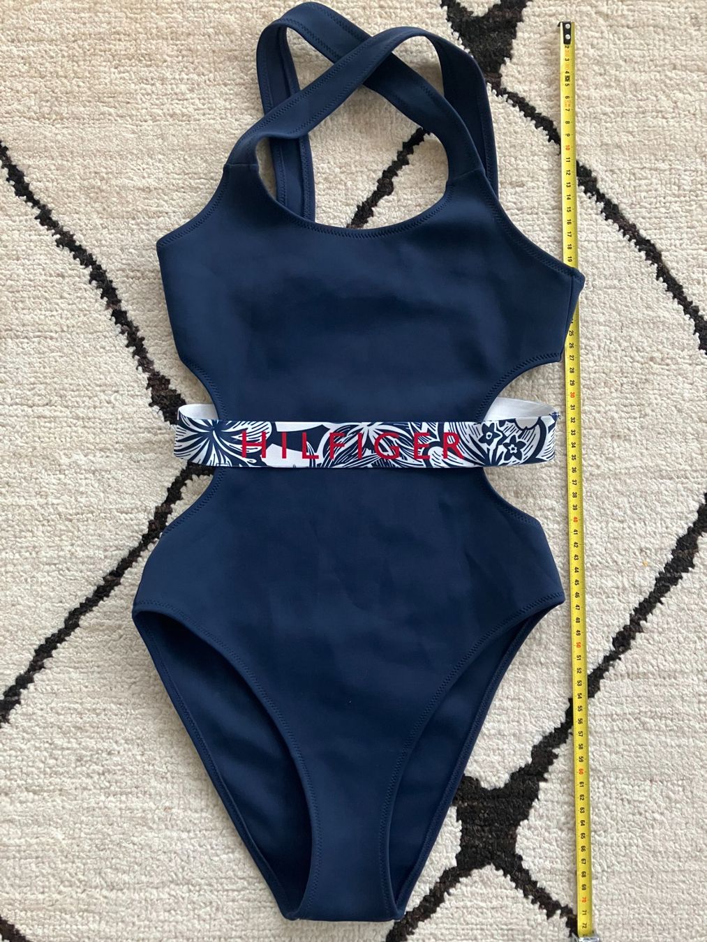 Tommy Hilfiger Costumi da bagno & Bikini: Badeanzug Tommy Hilfiger dunkelblau, S – Usato da Baden venduto da jcm_9dkf 4