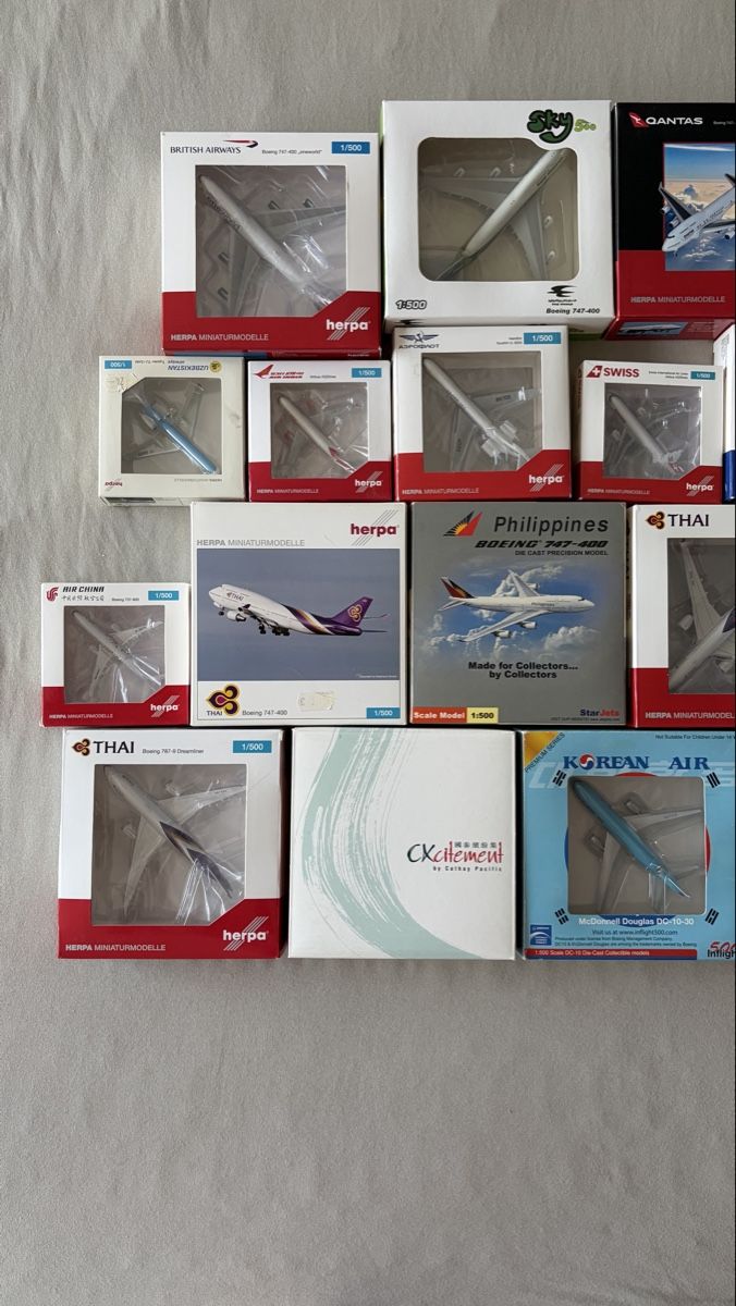 Herpa Modellbausätze & Standmodelle: Flugzeugmodell Sammlung 1/500 – Gebraucht aus wettswil von hal_gq7c 4