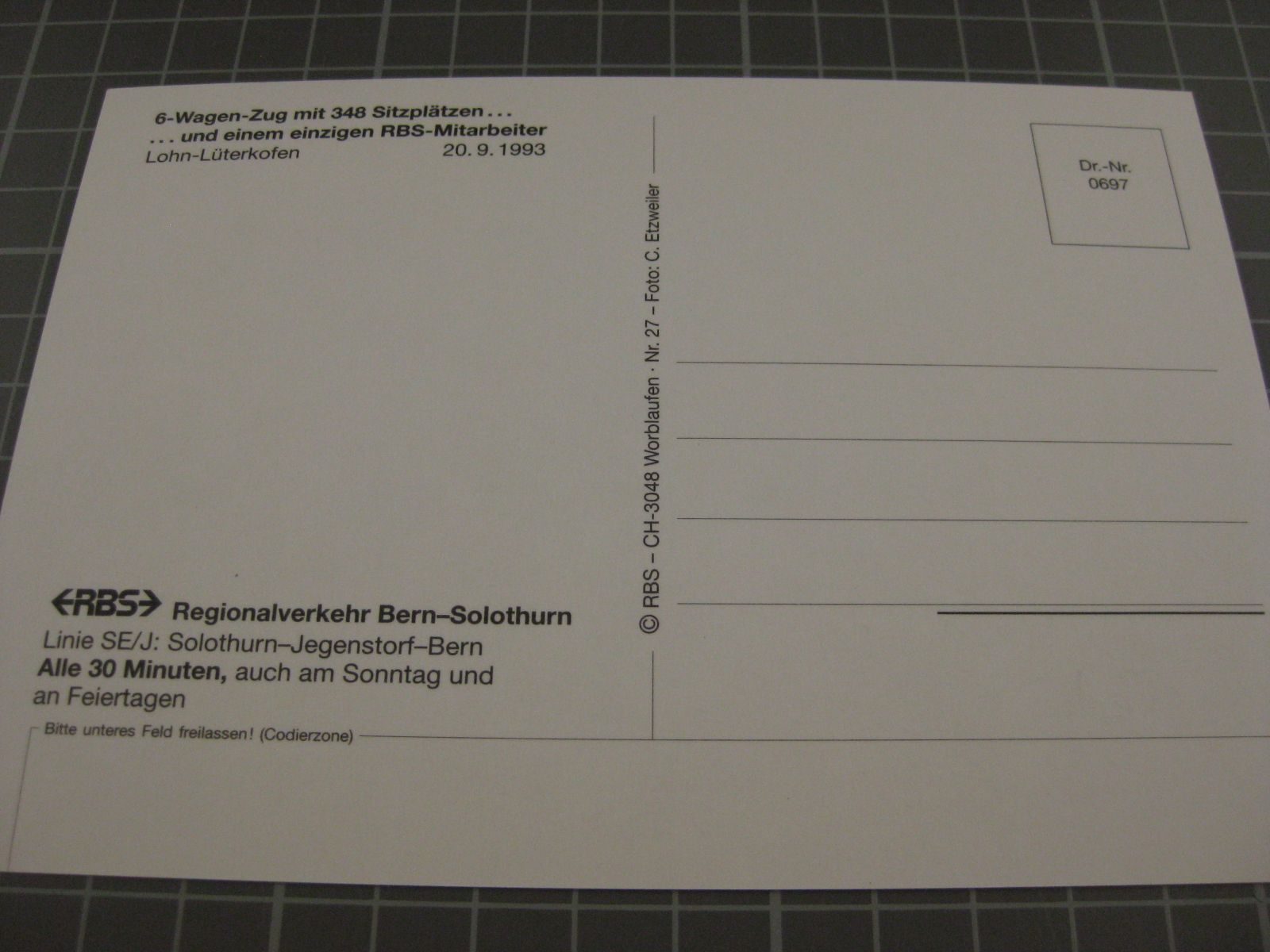 Ansichtskarten: AK Lohn Lüterkofen mit Zug – Neu (gemäss Beschreibung) aus Malters von Marosko 1