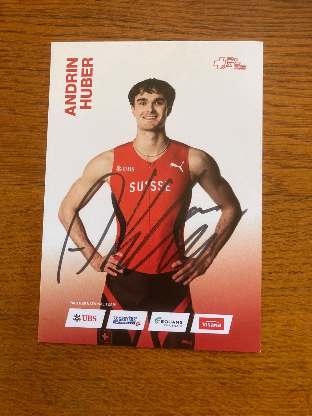 Autografi: Andrin  Huber   /  orig. AK – Nuovo (secondo la descrizione) da Lovens venduto da Traktor69