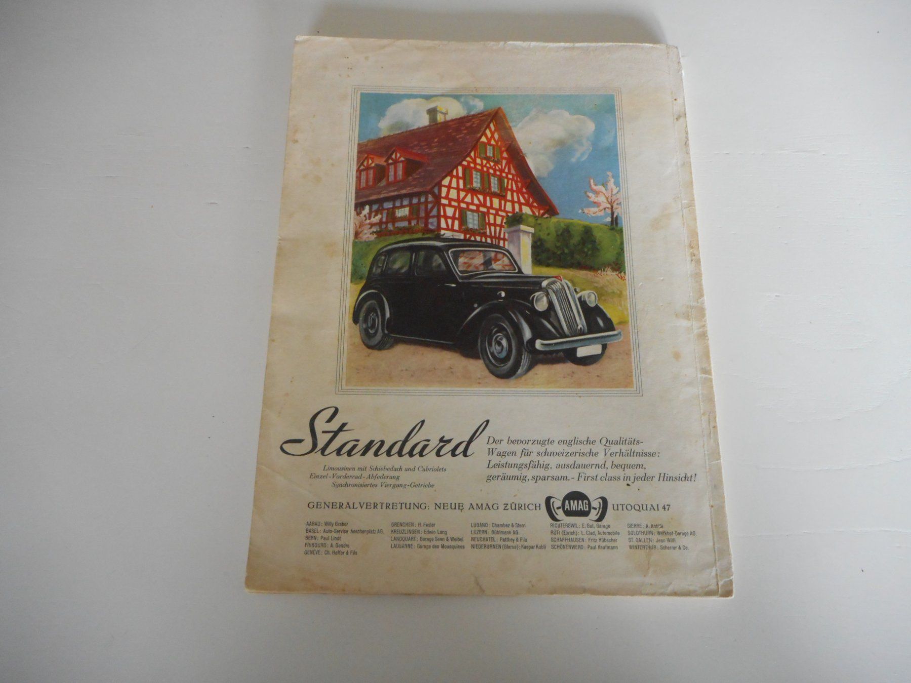 Libri: Automobil Revue 1947 Orginal – Usato da Cham venduto da Paniniworld 1