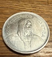 5 Frankenmünze 1969 Fünfliber Silbermünze