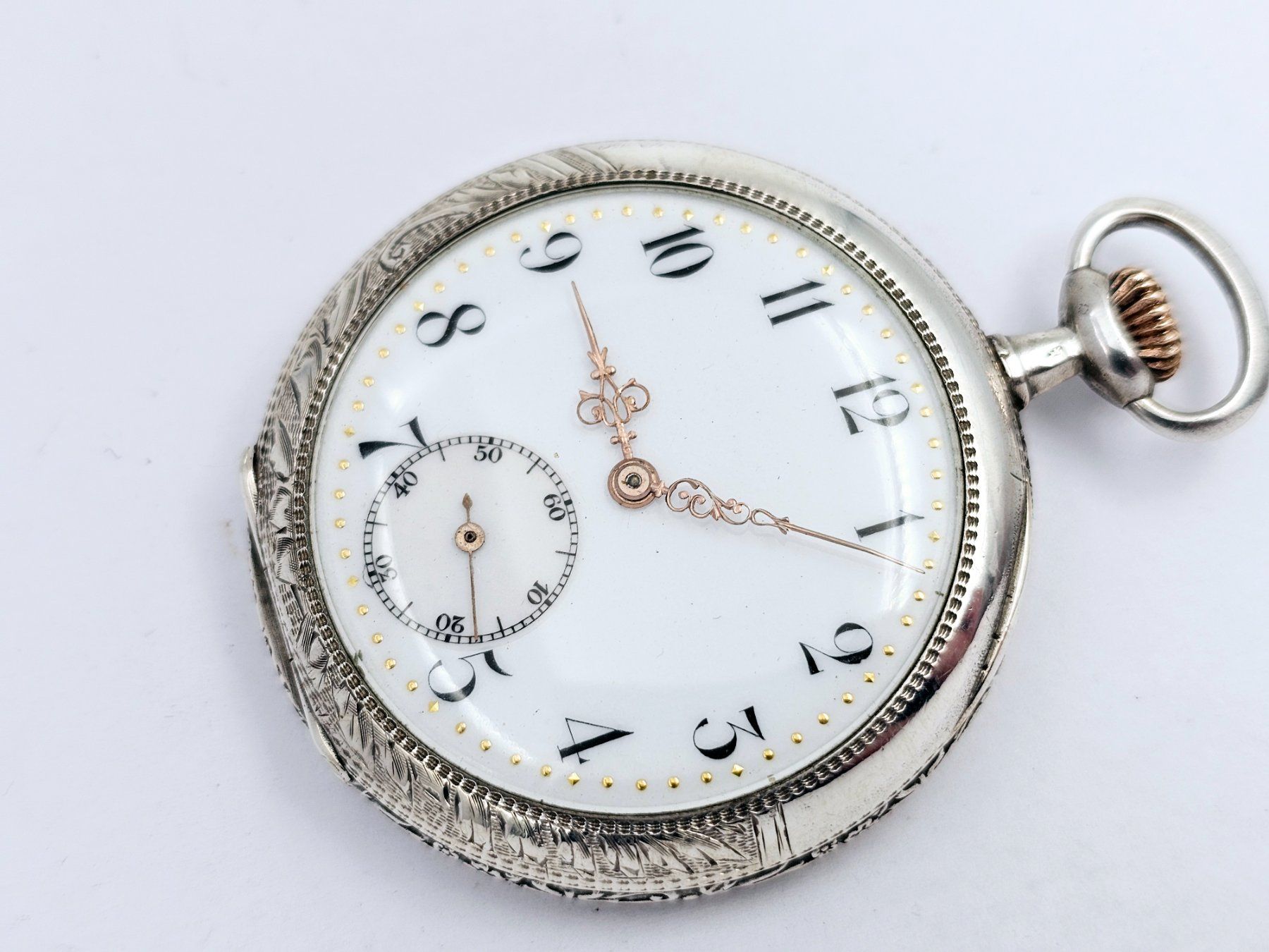 Orologi: Antike Taschenuhr 875 Silber – Usato da Bassersdorf venduto da AnkerWatch 1