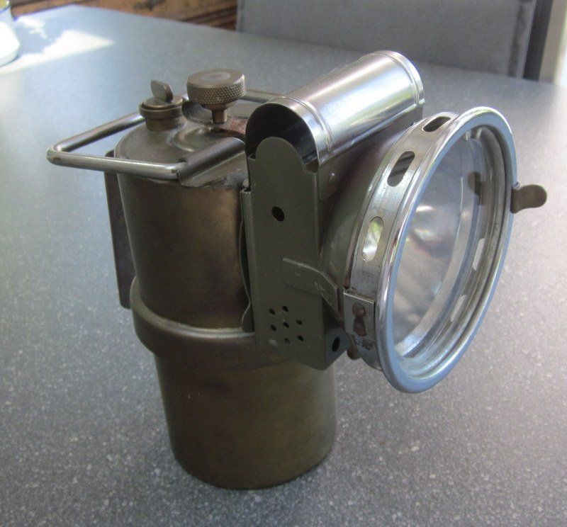 Schweizer Armee Lampade: Karbidlampe, Acetylenlampe Funker, Schweizer Armee – Usato da Bischofszell venduto da raika 4