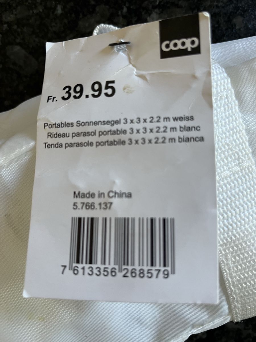 Tende da sole: Sonnensegel – Usato da Elgg venduto da Schibu02 1