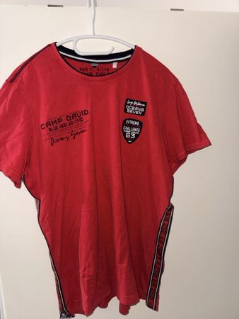 Camp David T-Shirt Rot Grösse L Herren
