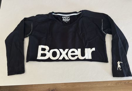 Boxeur des Rues Damen Crop Top Schwarz Gr. S 💪