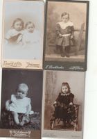 20 Uralte Karton Fotos  Frauen, Männer, Kinder