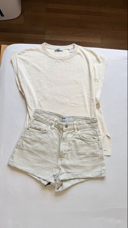 Set Grösse XS – Strickshirt und Shorts