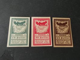 Oesterreich, Gries - Notgeldscheine