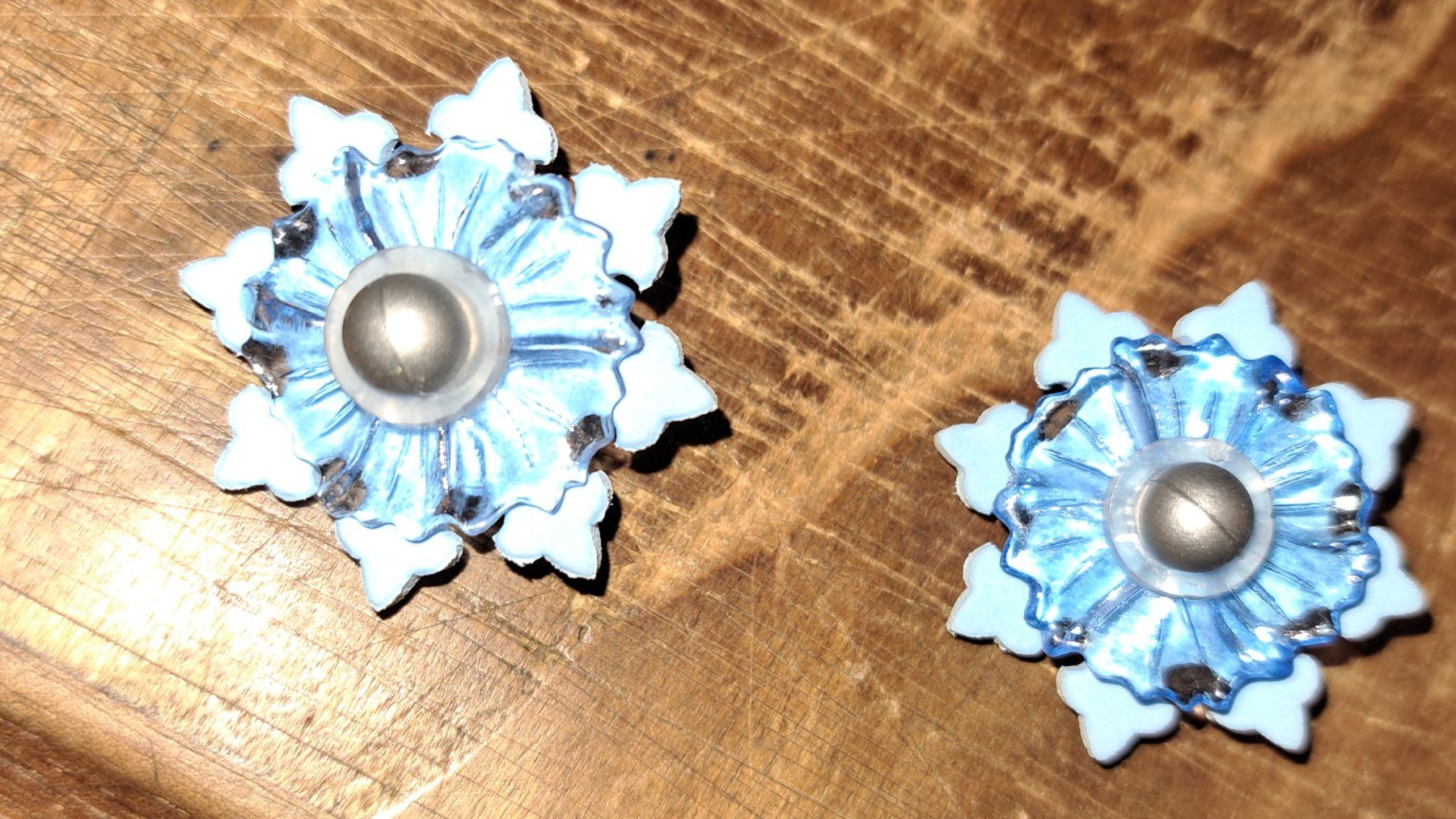 Orecchini pendenti & Orecchini a lobo: Ohrclips blau Blumen Kunststoff Moosgummi – Nuovo (secondo la descrizione) da Ettingen venduto da Maranathatalitha
