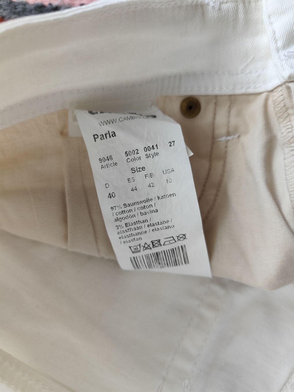 Cambio Jeans: Cambio Jeans weiss – Nuovo (secondo la descrizione) da Rorschach venduto da 669802 3