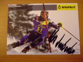 URS IMBODEN (CH) SKISTAR  HANDSIGNIERT AK !