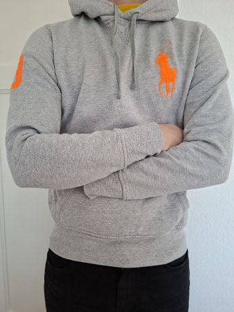 Polo Ralph Lauren gris chiné, taille