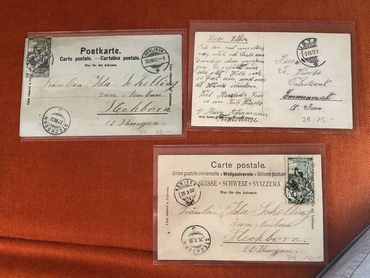 Cartoline postali: 3 uralte AK aus USTER - selten ! – Usato da Lufingen venduto da Rac0 3