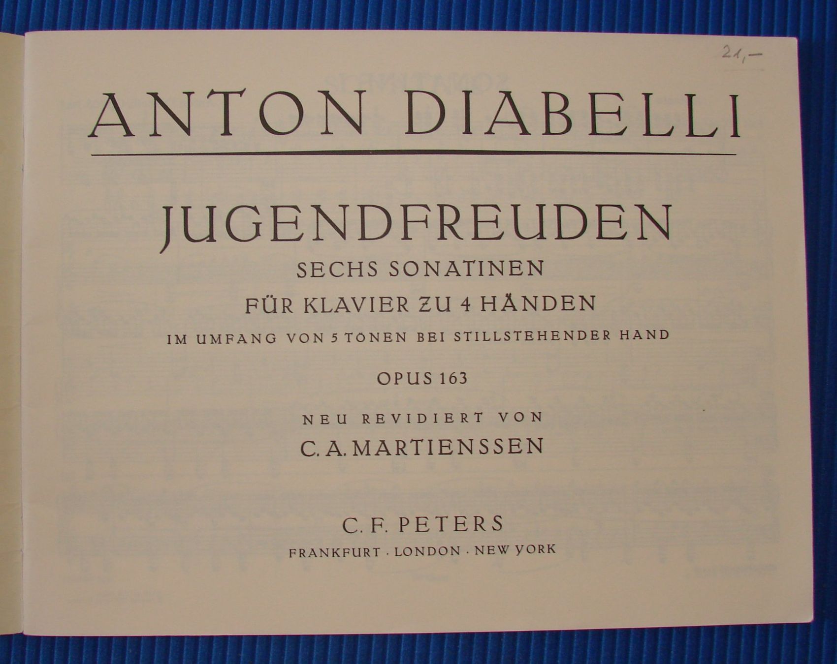Bücher: Klaviernoten zu 4 Händen – Gebraucht aus Mur (Vully) VD von moonranger 3