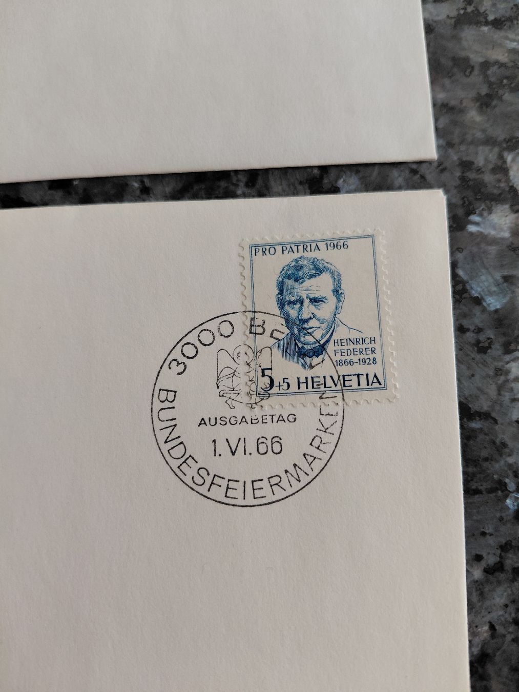 Tutti i francobolli: Pro Patria 1966 zwei Couvert – Nuovo (secondo la descrizione) da Bonaduz venduto da topolino052 3