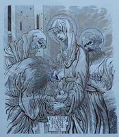 Exlibris Mikhail Verkholantsev - Original Holzstich signiert