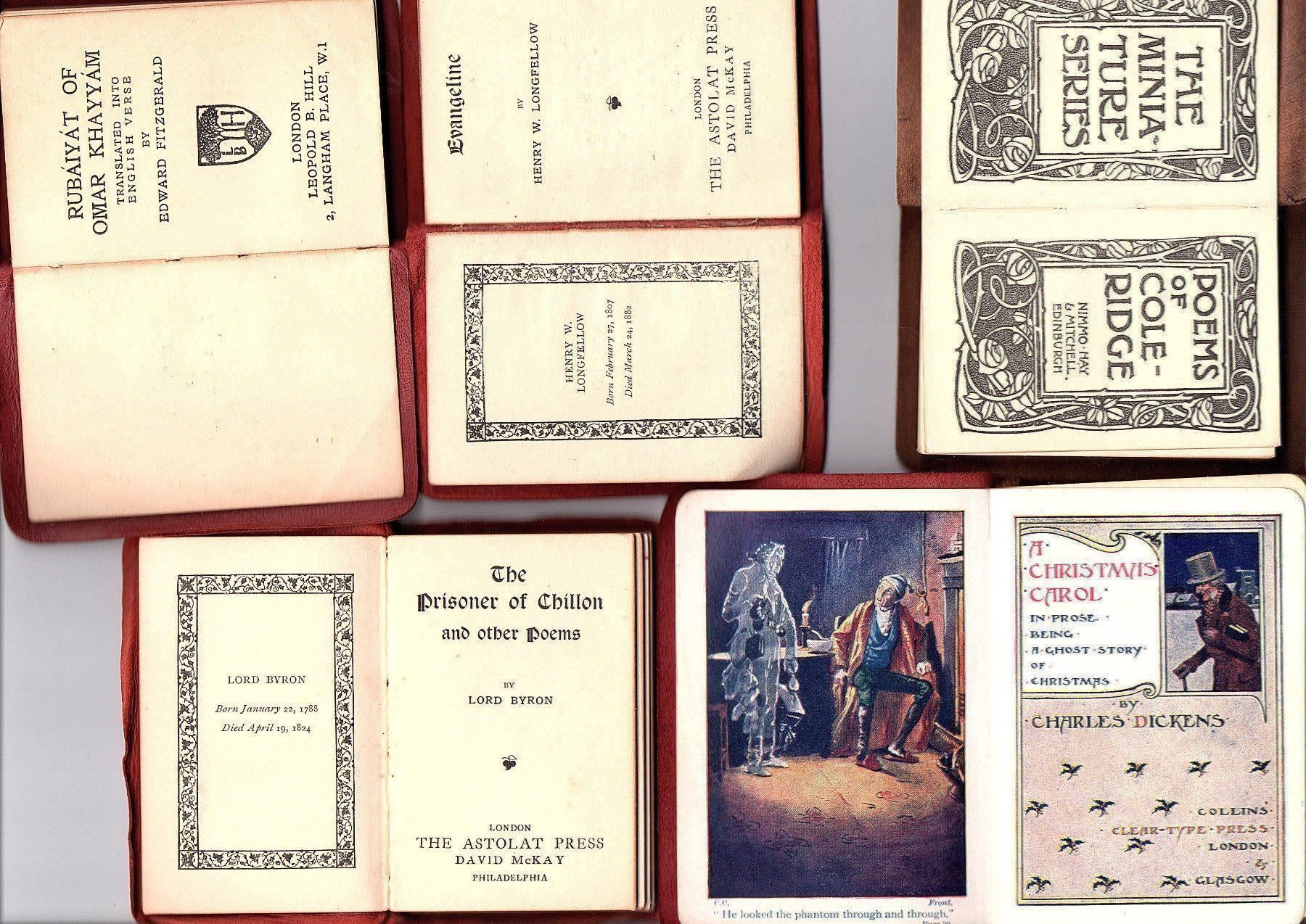 Libri: Antike Miniaturbücher ledergebunden Sammlung – Usato da Mörschwil venduto da wunderkiste44 2