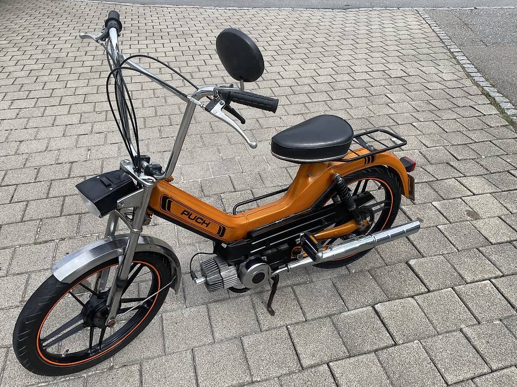 Puch Ciclomotori: Puch Maxi S in Orange mit mutching Numbers – Usato da Eschenbach SG venduto da Manu_89_w 1