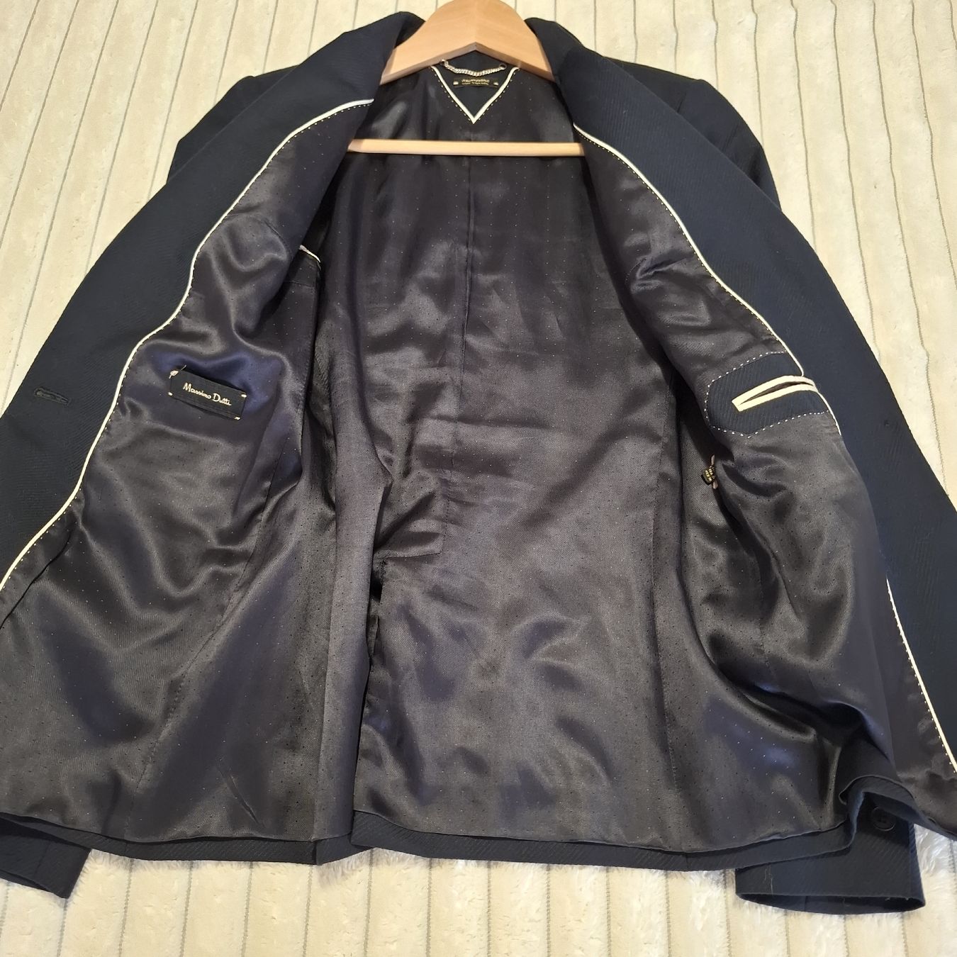 Massimo Dutti Jacken: Massimo Dutti Blazer Bleu Marine - Taille 38 – Gebraucht aus Le Locle von QualiteExpress 5