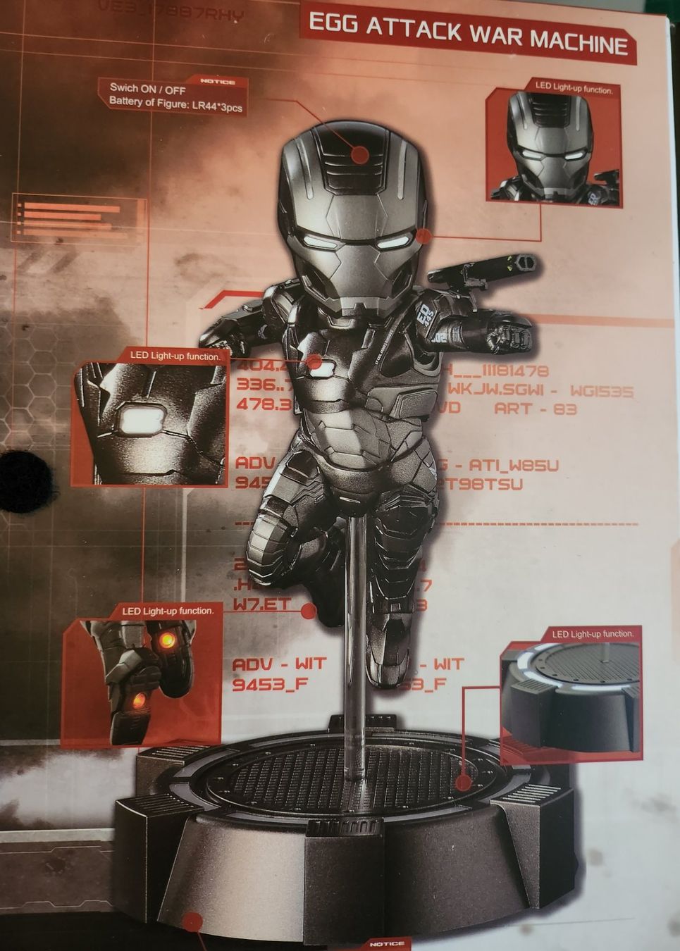 Marvel Figuren: Marvel Figurine Avengers : War Machine // Iron Man – Neu und originalverpackt aus Vich von Pitdroid 3