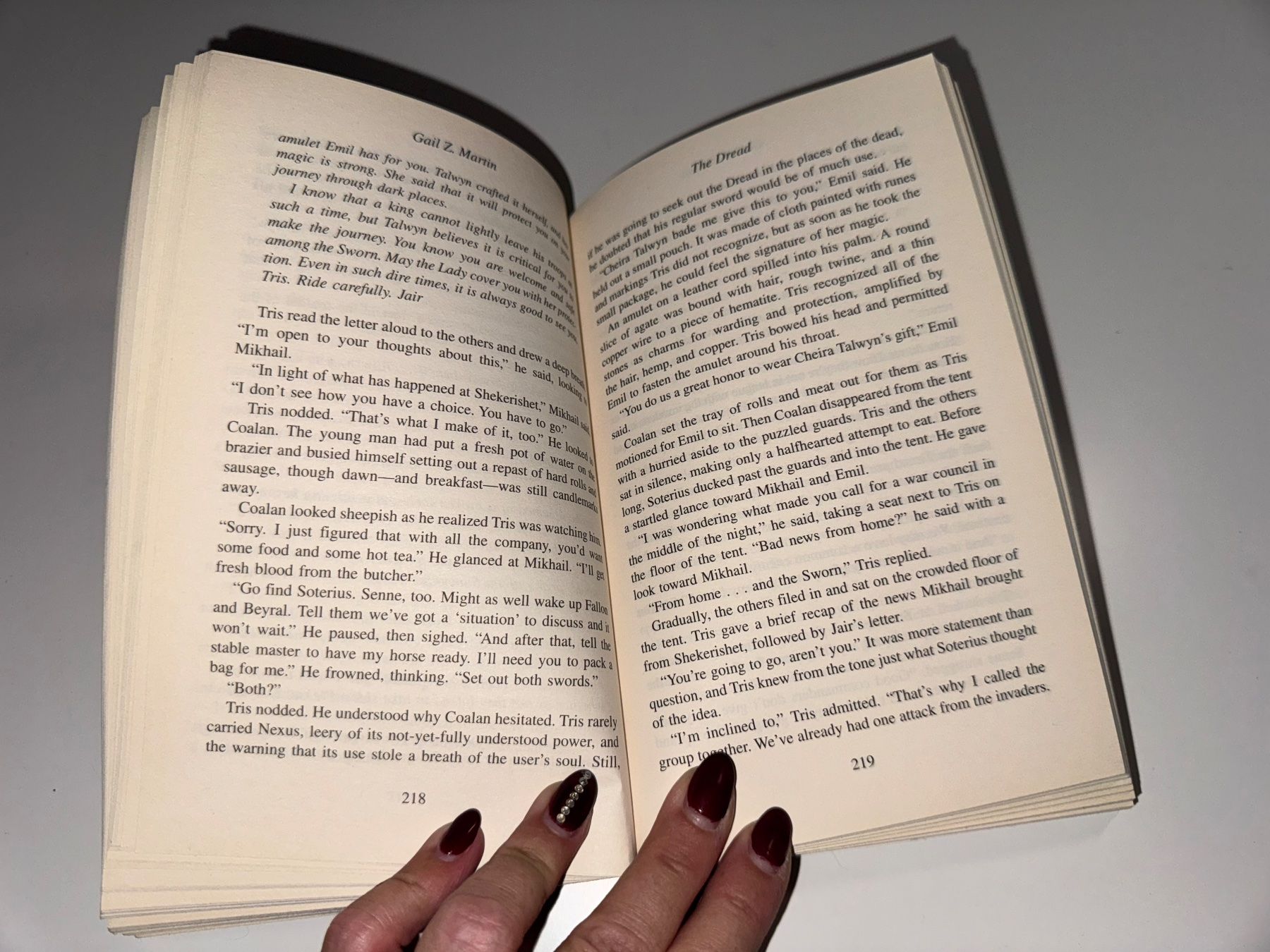 Libri: NOVEL: Gail Z. Martin, The dread – Usato da Grosswangen venduto da English_books 6