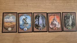 MTG Magic The Gathering - Alle Unglued Full Art Manas