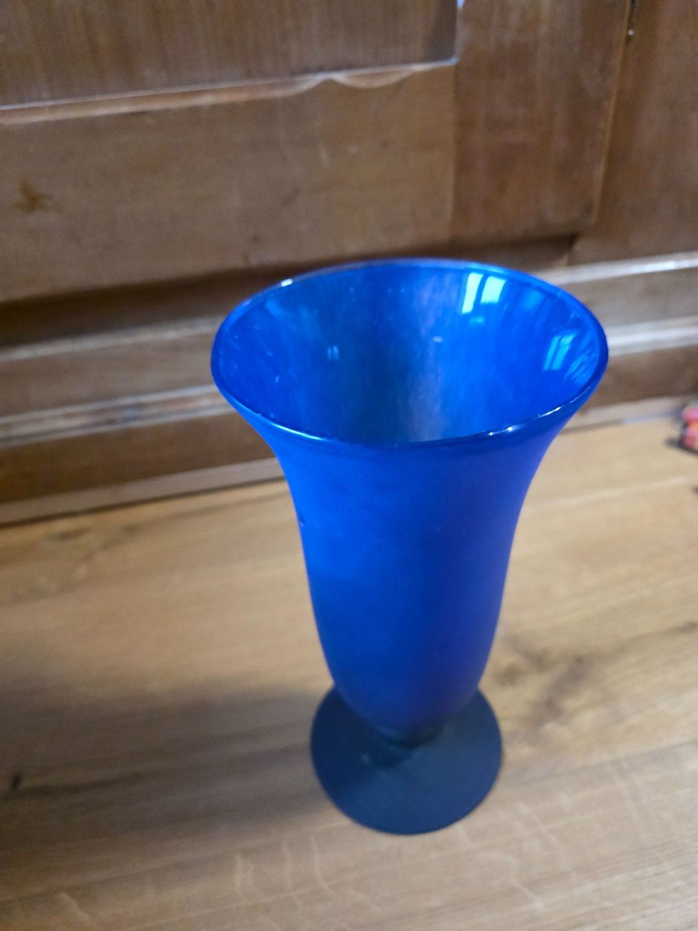 Vasi & Recipienti: wunderbare blaue Glas Kelch Vase  25 cm Handarbeit – Usato da Walterswil BE venduto da Lonitti 1