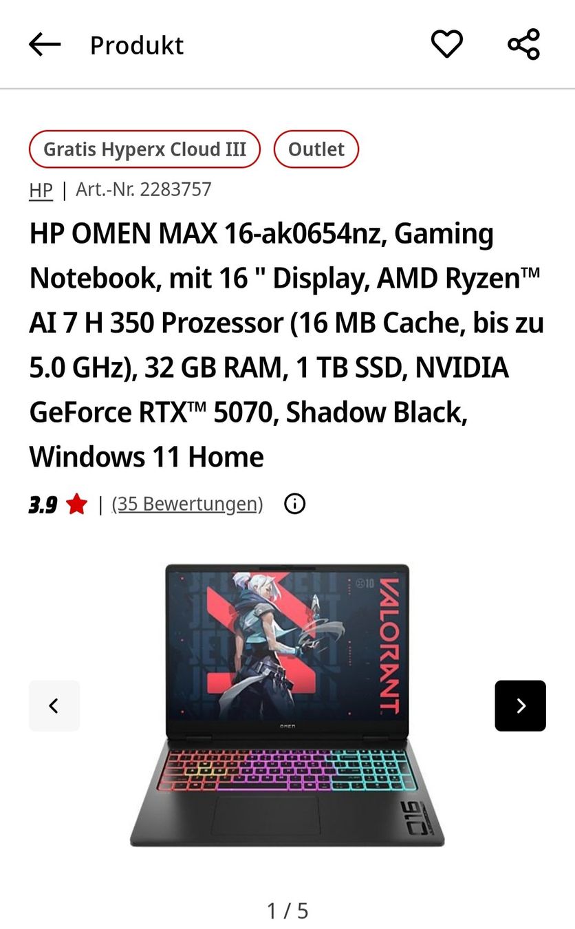 Portables: HP Omen Gaming Laptop 016 – Neuf avec emballage d'origine à vaduz par AnnaR1356 5