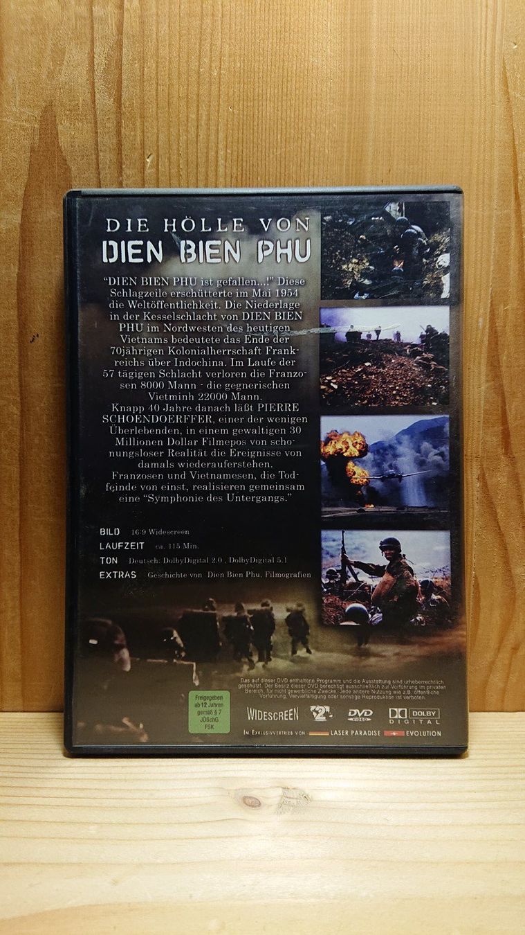 Tutti i DVDs: DIE HÖLLE VON DIEN BIEN PHU DVD – Usato da Wilderswil venduto da Exebub 1