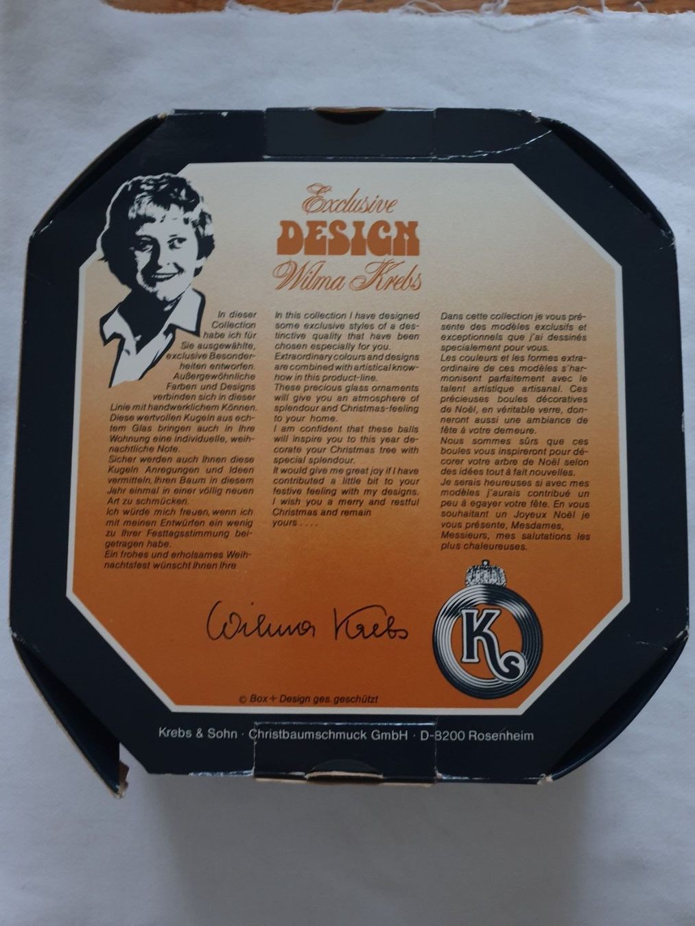 Alle Dekorationen: Christbaumkugeln von Wilma Krebs Design – Neu (gemäss Beschreibung) aus Rebstein von Ajs_Toy_Palast_1 1