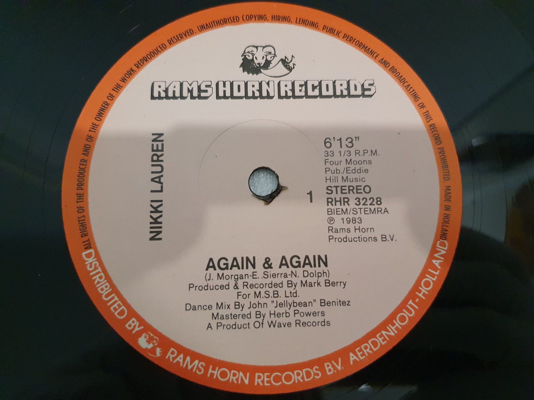 Schallplatten: Nikki Lauren – Again And Again – Gebraucht aus Uster von Vinyl-Leidenschaft 3