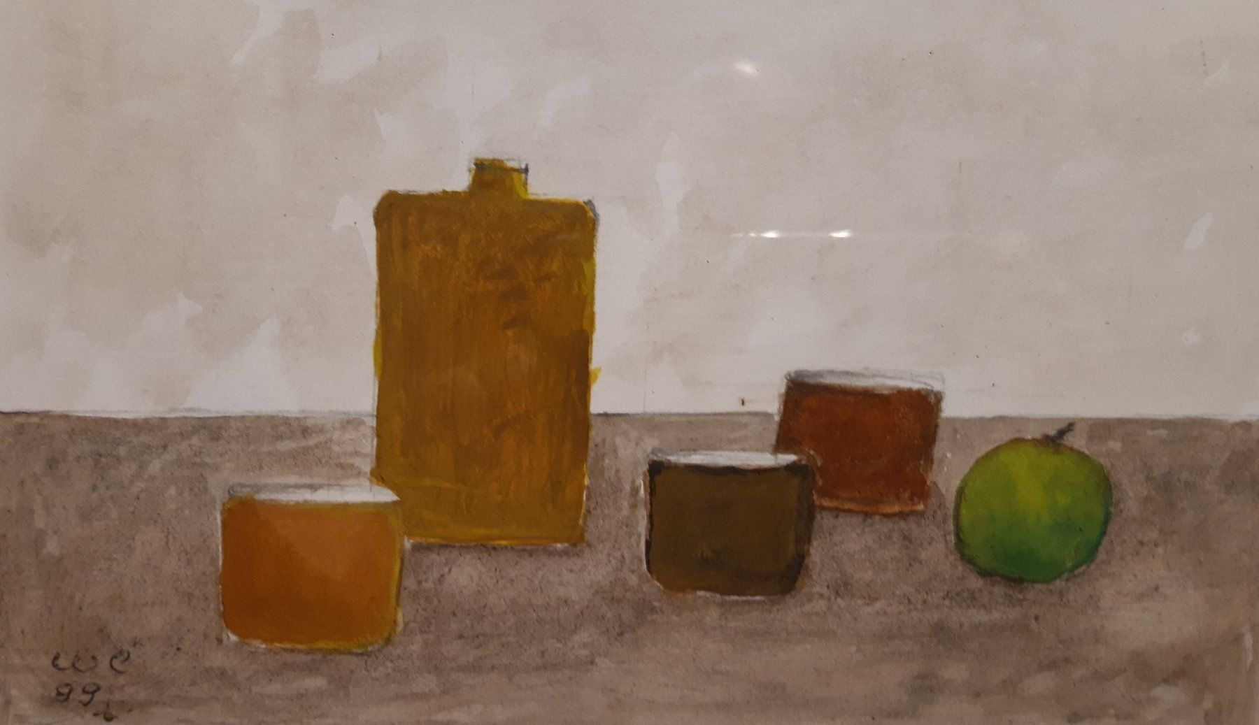 Dipinti: W. Eigenheer (1910-2002)aquar. nat.morte – Usato da Lausanne venduto da leneko 1