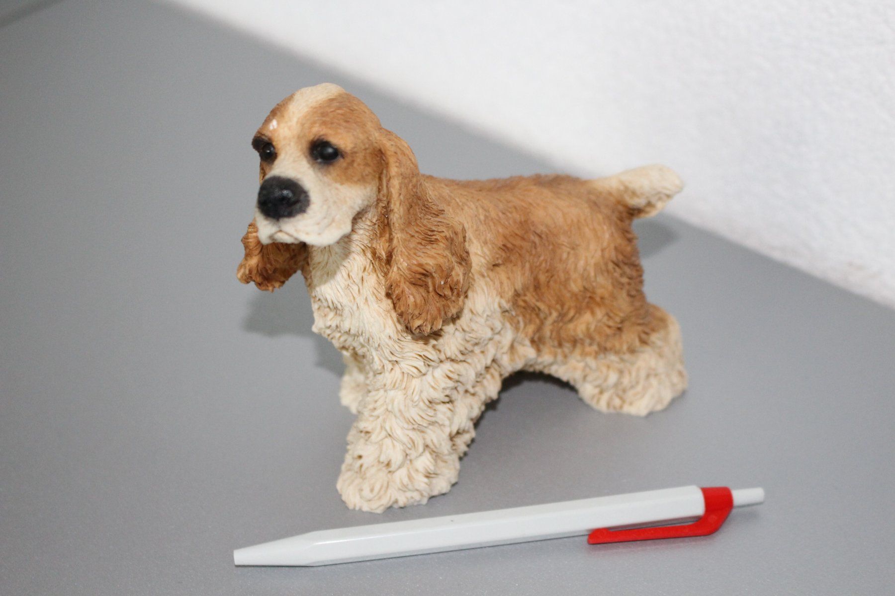 Statuette: Vintage Sammlerfigur American Cocker Spaniel, Handmade – Usato da Bösingen venduto da Asta0 1