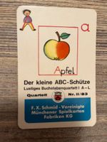Lustiges Buchstabenquartett A - L mit 40 Spielkarten