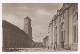 ST. GALLEN, Neuer Bahnhof und Postgebäude (Guggenheim  (K