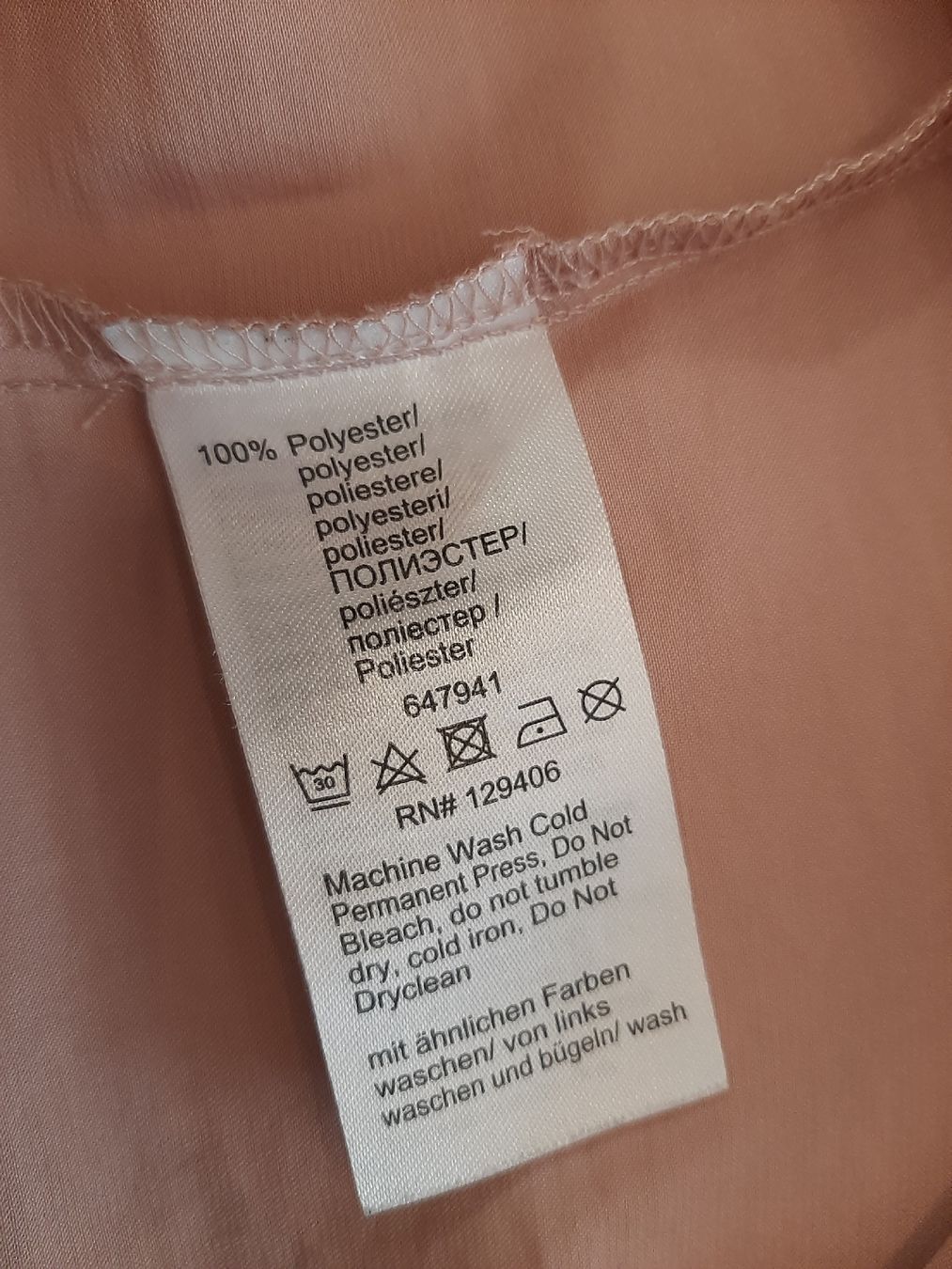 Camicette: Satin-Bluse Rosé Gr. 44 – Usato da Emmetten venduto da SecondhandSiska 3