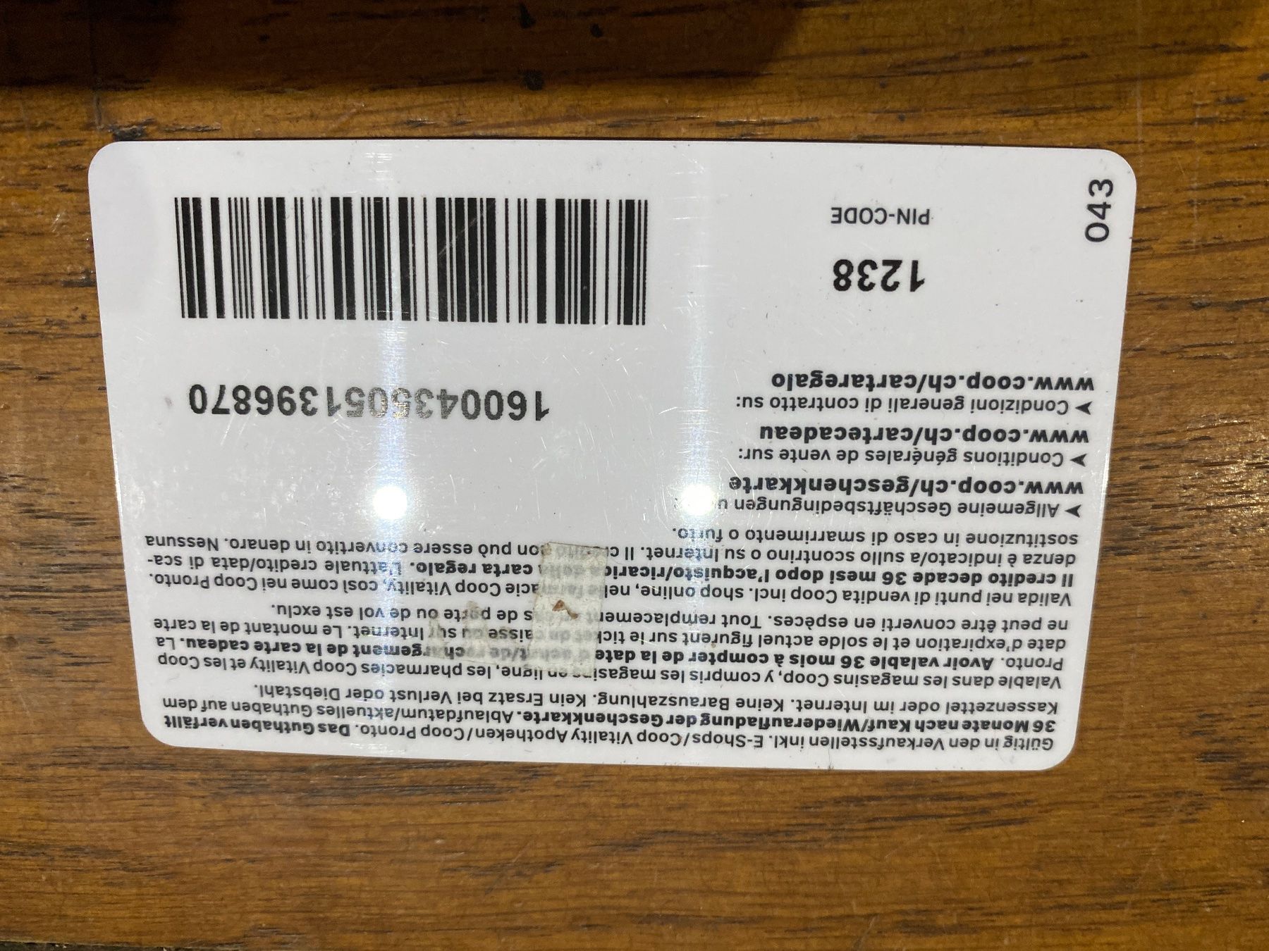 Karten: Carte cadeau coop 400chf édition privee Lemo collection – Gebraucht aus Lajoux JU von Briard0 1