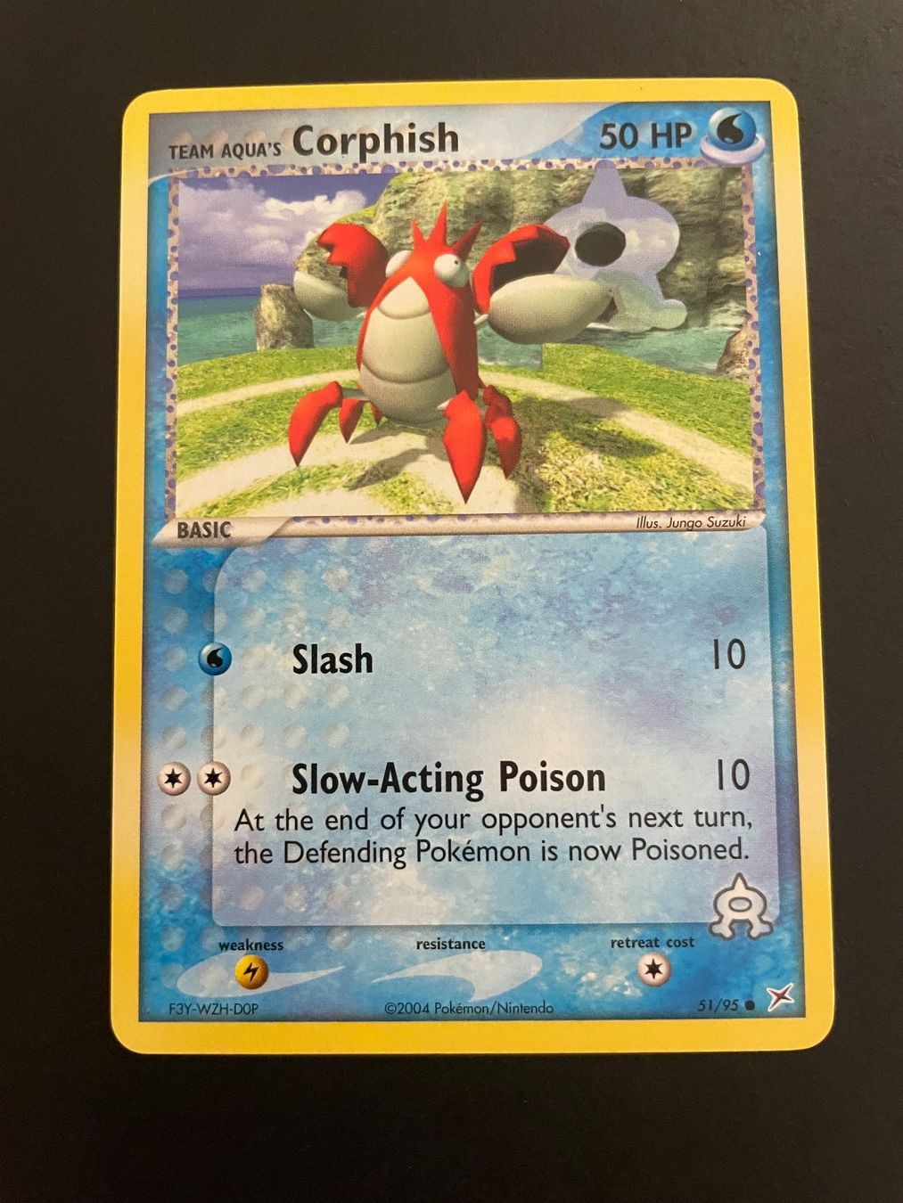 Pokémon Carte collezionabili: Corphish 51/95 Team Magma Vs Team Aqua - – Usato da Zürich venduto da pokemon_cards