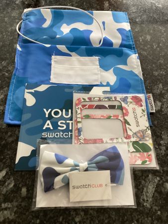 Swatch CLUB Wellcome Packet 2016-17! Und Fliege&Magneten!