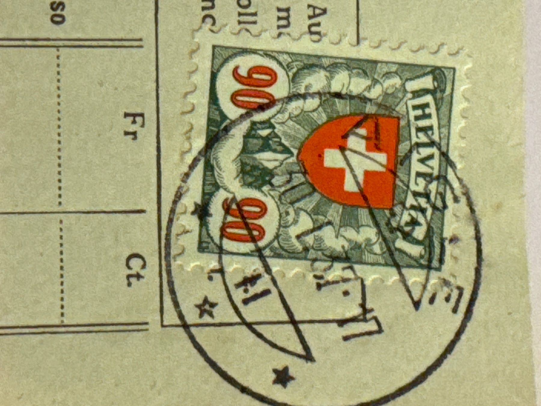 Tutti i francobolli: 1937 Altschweiz, gestempelt – Usato da Küssnacht am Rigi venduto da SUOMIMASTER 1