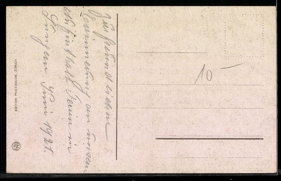 Cartoline postali: Lungern, Dorfansicht mit Kirche und Wile – Usato da Berlin venduto da bartko-reher 1