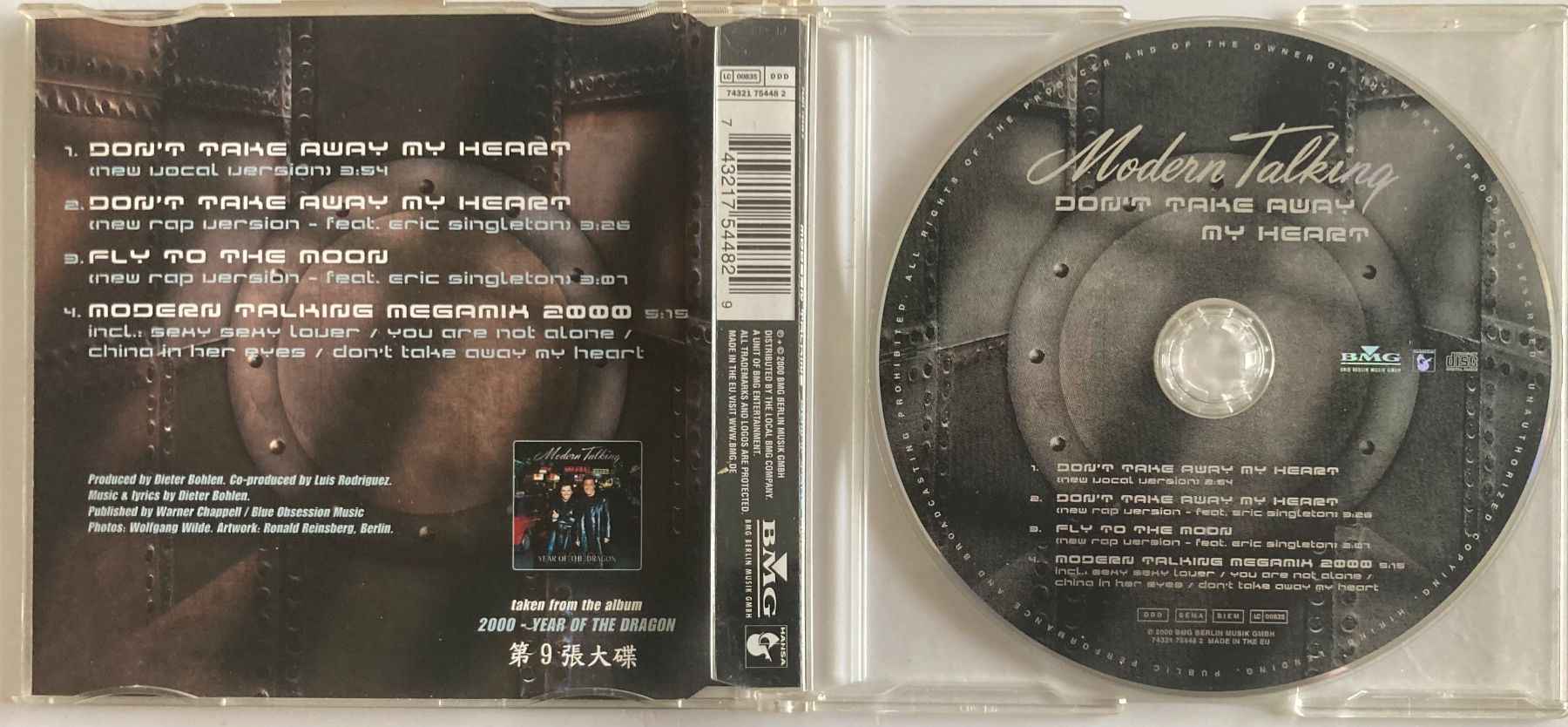 CD: MODERN TALKING - DON'T TAKE AWAY MY HEART – Usato da Poliez-Pittet venduto da Newtown-Records 1