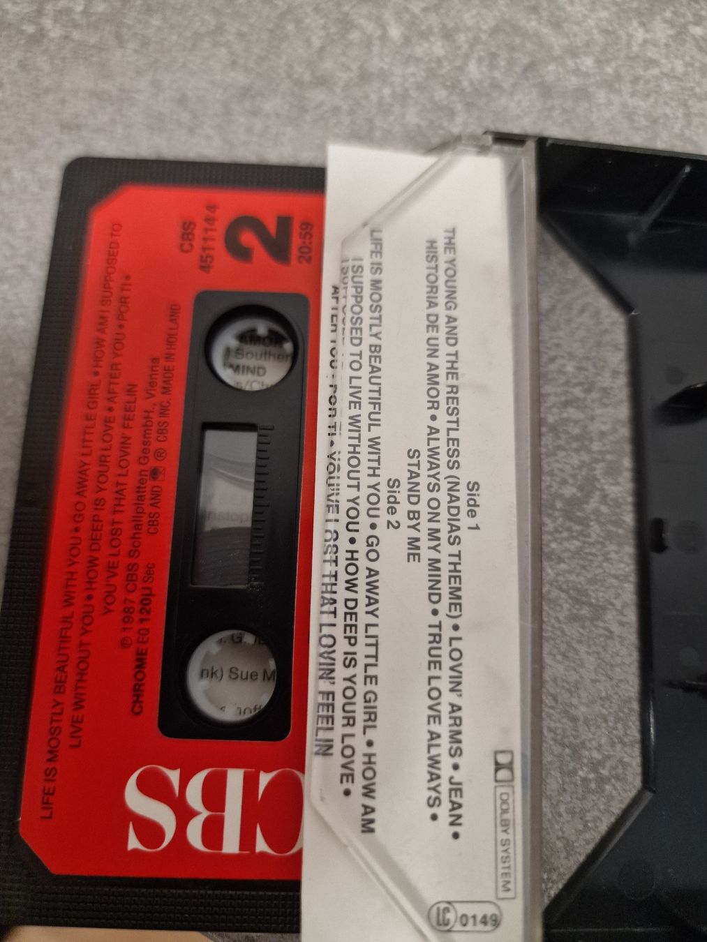 Musicassette: David Hasselhoff - Lovin' Feelings Cassette Année 80s – Usato da La Chaux-de-Fonds venduto da Ric_m628 1