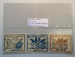 Epirus 1914, Chimarta Double -Headed Eagle Skull and Crossb.