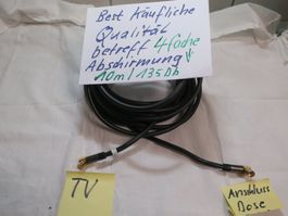 TV & Radio-Tuner HF Anschlusskabel