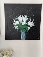 Gemälde, Unikat, Die Blumenvase, Kunst für Zuhause, Neu!